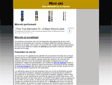 Tablet Screenshot of miniski.org